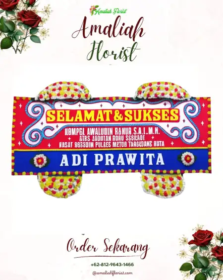 Papan Bunga Ucapan Selamat Pulau Dullah Utara